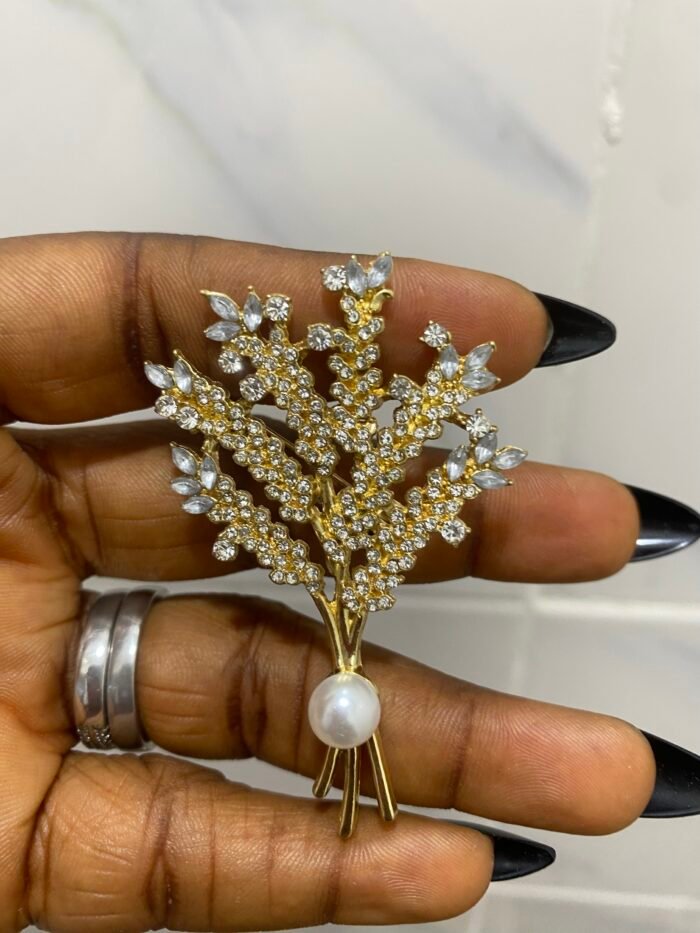 FASHION STATEMENT ORNAMENTAL BROOCH DESIGN 7 - Image 2