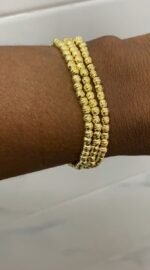 3in1 MULTI-LAYERED BEADED STRETCH BALL BRACELET DESIGN 4 - Image 2