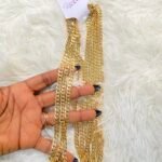 DURABLE SUNBELLE GOLD REPLICA CUBAN CHAIN DESIGN 1 (LONG)