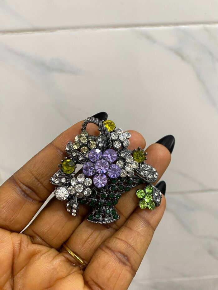 FASHION STATEMENT ORNAMENTAL BROOCH DESIGN 13 - Image 2