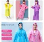 KIDS EVA HEAVY GUAGE WATERPROOF VINYL RAINCOAT