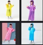 KIDS EVA HEAVY GUAGE WATERPROOF VINYL RAINCOAT - Image 3