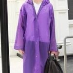 ADULT EVA HEAVY GUAGE WATERPROOF VINYL RAINCOAT