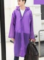 ADULT EVA HEAVY GUAGE WATERPROOF VINYL RAINCOAT