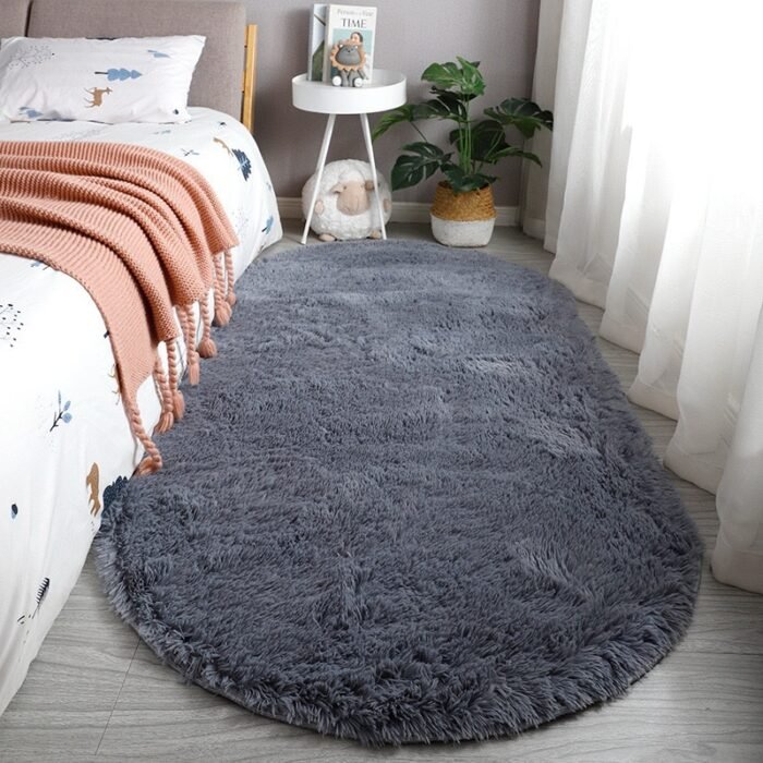 100*200CM QUALITY DECOR  PLUSH FLUFFY ROUND RABBIT FUR RUG FOR LIVING ROOM AESTHETICS - Image 7