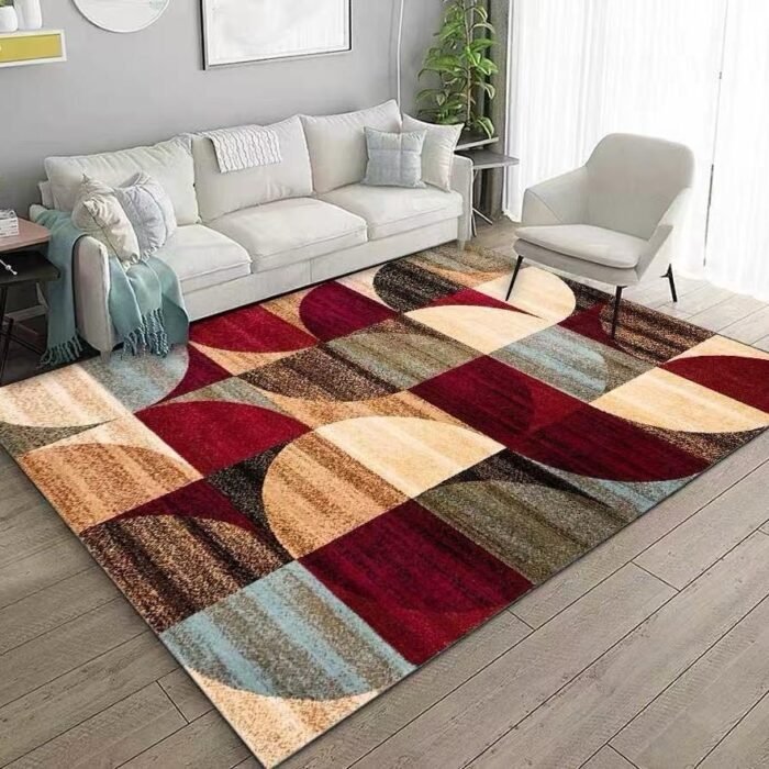 80*160CM FANCY LIVING ROOM AESTHETIC CENTER RUG - Image 2