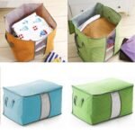 Thickened Fabric Storage Bag with Clear Window Large Capacity Clothes Quilt Organizer for Moving Home Moisture-Proof Packing Bag - Image 2