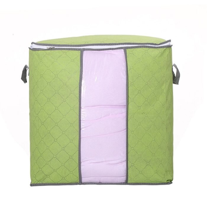 Thickened Fabric Storage Bag with Clear Window Large Capacity Clothes Quilt Organizer for Moving Home Moisture-Proof Packing Bag - Image 7