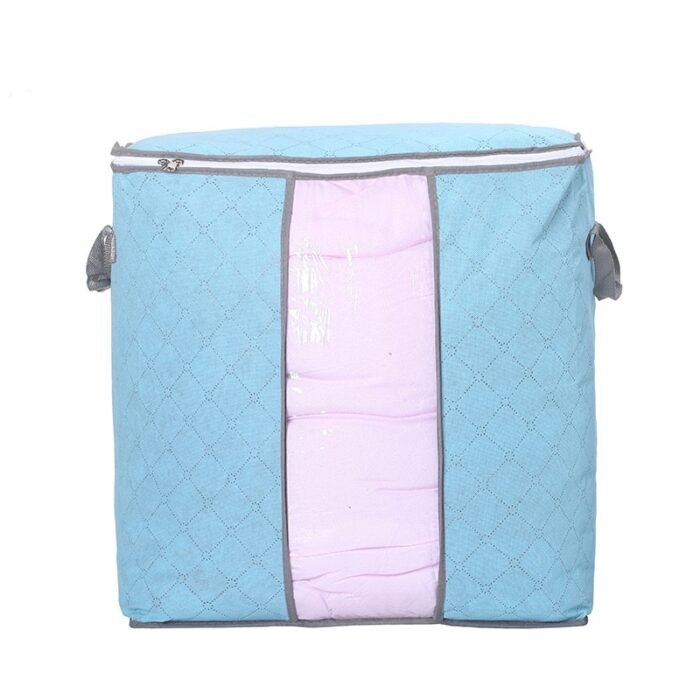 Thickened Fabric Storage Bag with Clear Window Large Capacity Clothes Quilt Organizer for Moving Home Moisture-Proof Packing Bag - Image 8