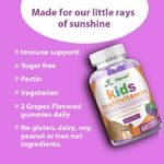 DAYNEE ORGANIC KIDS MULTIVITAMINS (A, C, D, E, K, BS INOSITOL & ZINC) GUMMIES - Image 3