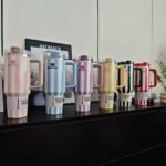 1.2LTR QUALITY ORIGINAL STRIPE STANLEY H20 QUENCHER CUP WITH STRAW DESIGN 3 - Image 2