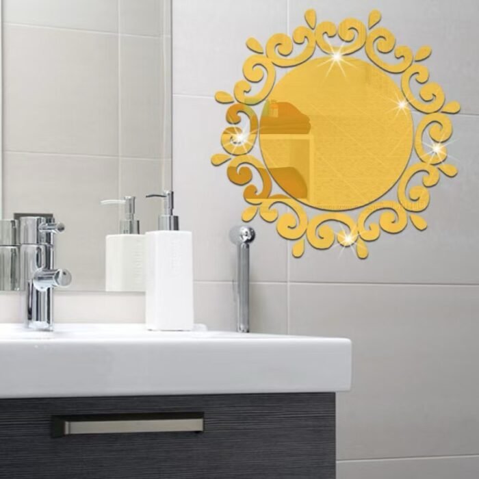 2IN1 HOME DECOR AND MIRROR ACRYLIC WALL DESIGN - Image 3