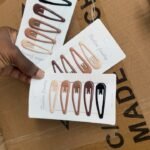 5pc cute sweet girl heart small fresh color hairpin simple personality bangs clip edge clip hairpin BB clip