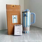 1.2LTR QUALITY ORIGINAL STRIPE STANLEY H20 QUENCHER CUP WITH STRAW DESIGN 3 - Image 7