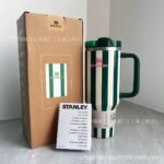 1.2LTR QUALITY ORIGINAL STRIPE STANLEY H20 QUENCHER CUP WITH STRAW DESIGN 3 - Image 8
