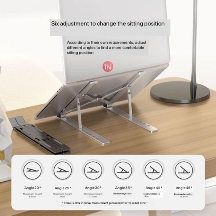 STAINLESS STEEL FOLDABLE LAPTOP STAND - Image 2