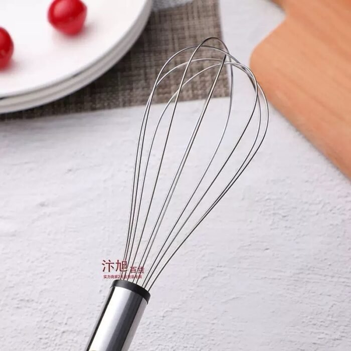 1Pcs Multifunctional Rotary Manual Egg Beater Mixer Mini Kitchen Egg Whisk Bake Tool Egg Agitator Stainless Steel Eco-Friendly - Image 3