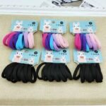 10pc seamless rubber band head rope high elastic hair rope hair band