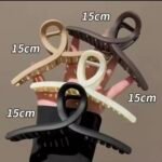 Simple Fashion Shark Clamp or Claw Hair Clip Popular Internet Ribbon Additional Simple Hair Clip for Thick Hair at the Back of the Head