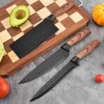 HIGH QUALITY WOODEN HANDLE KITCHEN KNIFE SET & PEELER(The knifes are very very very Sharp) - Image 4