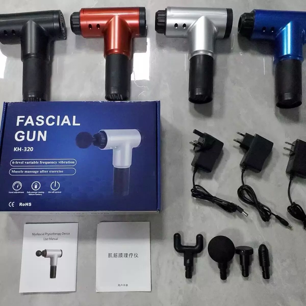 img_2681 Massage Gun Deep Tissue - Back Muscle Massager w/High Torque Motor for Back Pain, Shoulder, Neck, Body, All Muscles Recover - Image 1