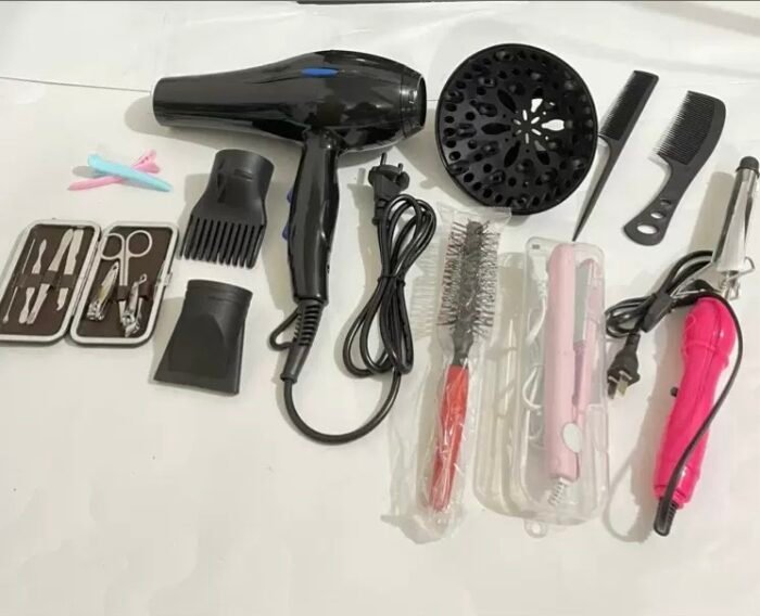 12IN1 Professional 4000W Hair Dryer Barber Salon Styling Tools Hot Cold Air Blow Dryer Houshold Quick Dry Electric Hairdryer Dryer - Image 2