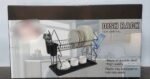 FANCY QUALITY DOUBLE STEP DISH RACK WITH CUP AND SPOON HOLDER Design 1 - Image 3