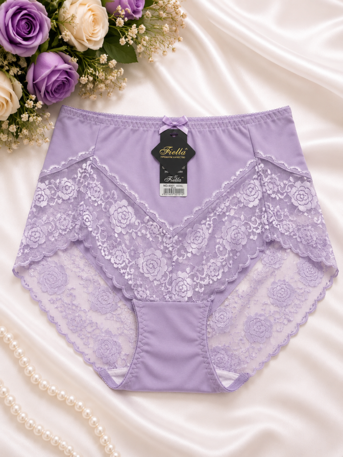 QUALITY FASHION SEAMLESS LADIES LACEY PANT DESIGN 1(Perfect for size 10,12,14,16) - Image 4