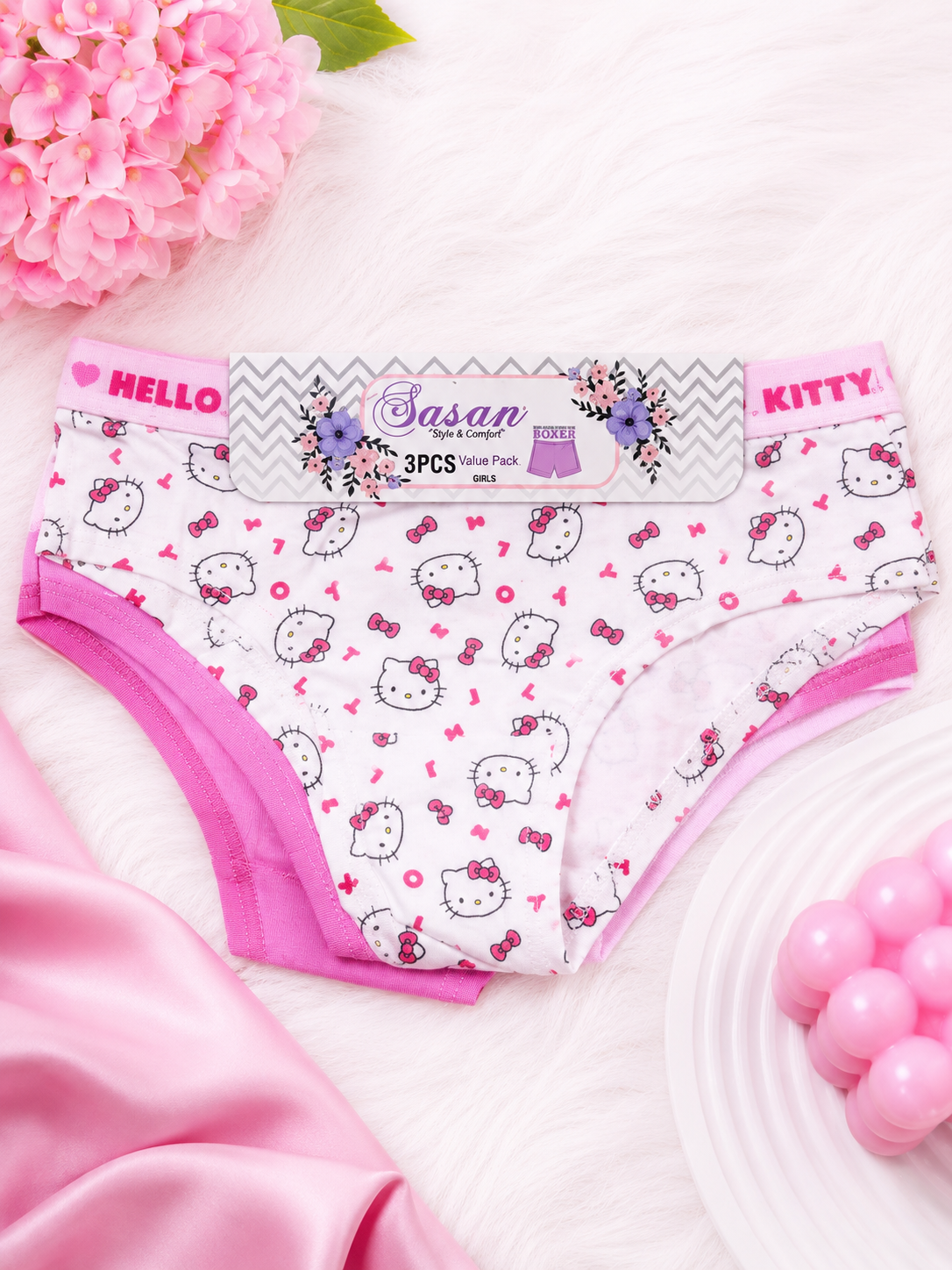 346813b9-4495-4770-b667-0a299125ea82-2 3IN1 CUTE FANCY 💯 PURE COTTON QUALITY PANT(Different beautiful designs)•••Random selection - Image 1