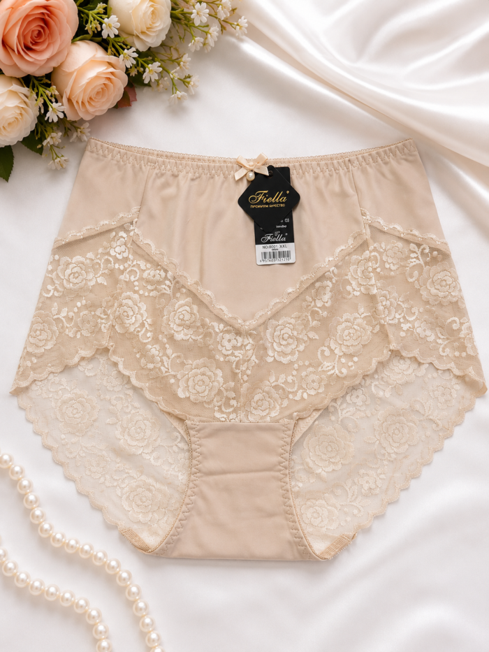 QUALITY FASHION SEAMLESS LADIES LACEY PANT DESIGN 1(Perfect for size 10,12,14,16) - Image 11