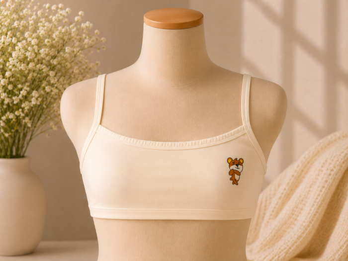 6PC COMBO DESIGN KIDDIES CUTE BRALETTE SINGLET AGE 6-8•••Random design selection - Image 11