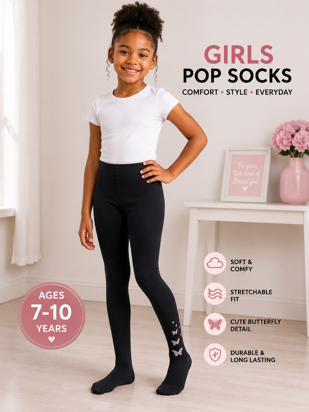 a1d58d6e-0438-4cea-b3bc-11bb30b70139 CUTE KIDDIES POP-SOCKS AGE 7-10 - Image 1