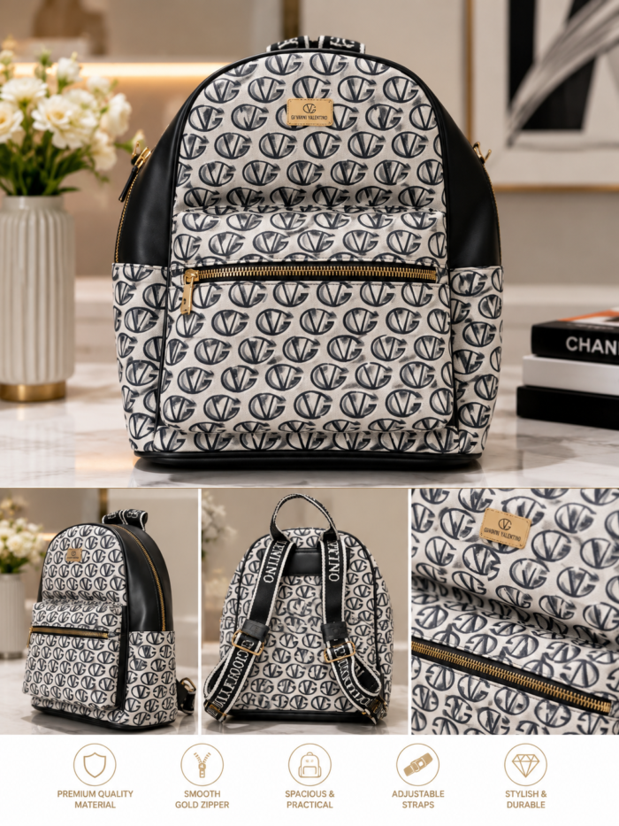 QUALITY PURE LEATHER FANCY BACKPACK BAG 002 - Image 2