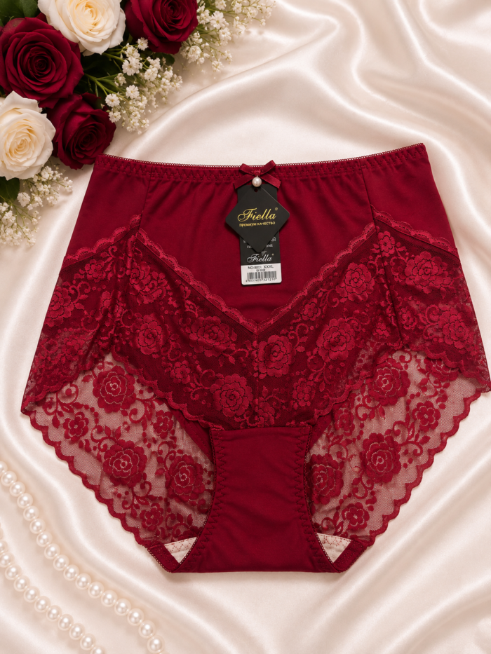 QUALITY FASHION SEAMLESS LADIES LACEY PANT DESIGN 1(Perfect for size 10,12,14,16) - Image 2