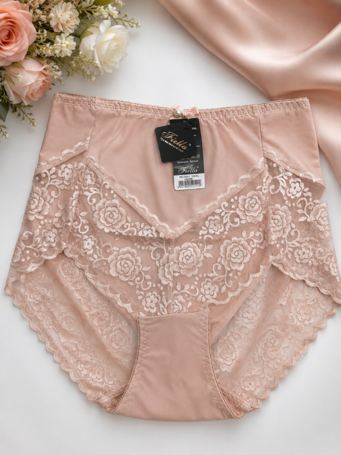 QUALITY FASHION SEAMLESS LADIES LACEY PANT DESIGN 1(Perfect for size 10,12,14,16) - Image 8