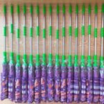190GRAM SELF SQUEEZING OR TWISTING SPIN ROTATING COTTON PAD MOP(PURPLE AND GREEN COLOR) - Image 2