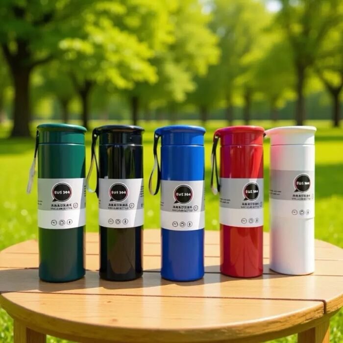 500ML STAINLESS STEEL HOT/COLD FLASK IN A COLOR BOX - Image 2