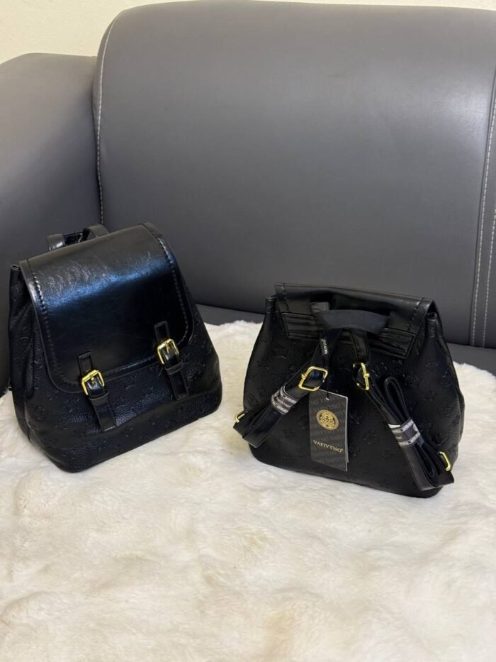 PURE LEATHER UNISEX FANCY BACKPACK BAG 001 - Image 4