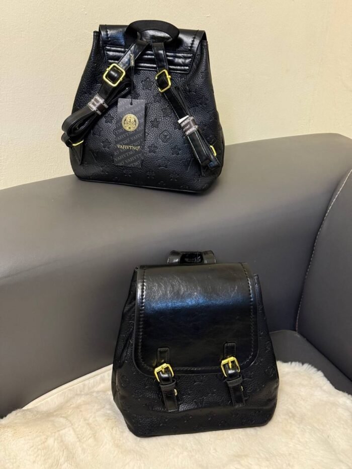 PURE LEATHER UNISEX FANCY BACKPACK BAG 001 - Image 3