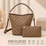 CUTE 2IN1 SHOULDER AND CROSS BODY BUCKET BAG 005 - Image 5
