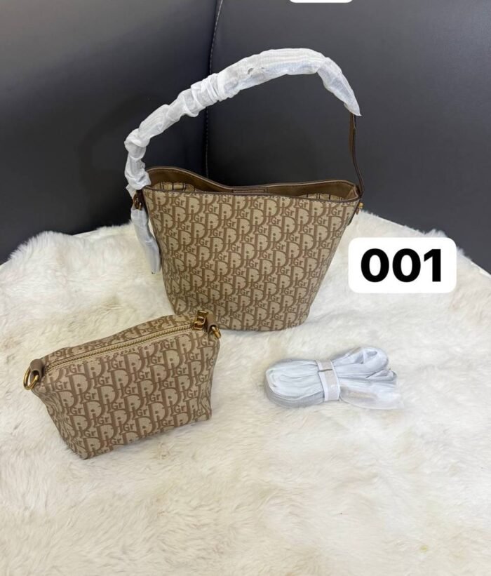 CUTE 2IN1 SHOULDER AND CROSS BODY BUCKET BAG 005 - Image 10