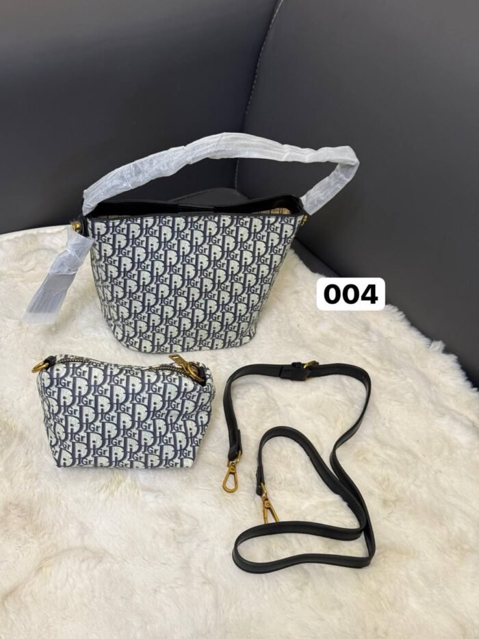 CUTE 2IN1 SHOULDER AND CROSS BODY BUCKET BAG 005 - Image 7