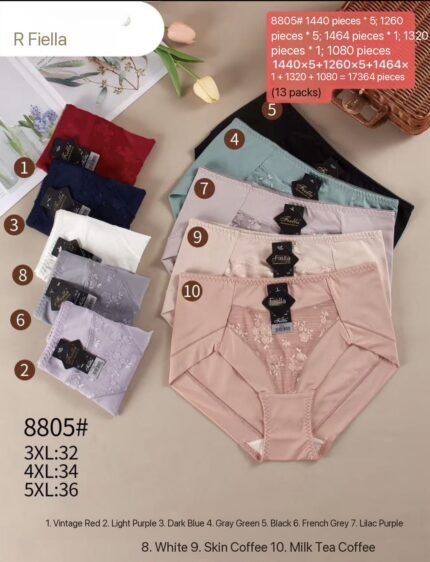QUALITY FASHION SEAMLESS LADIES LACEY PANT DESIGN 2(Perfect for size 12,14,16,18)