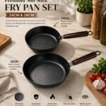 QUALITY DEEP WOK FRYPAN WITH SMALL HOLE PATTERN