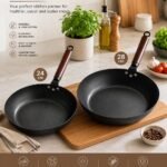 QUALITY DEEP WOK FRYPAN WITH BIG HOLE PATTERN