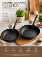 QUALITY DEEP WOK FRYPAN WITH BIG HOLE PATTERN