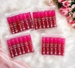 6PC TRANSPARENT WHITE LIP OIL GLOSS WITH GLITTERS(it’s not pink color but transparent white with shimmer)