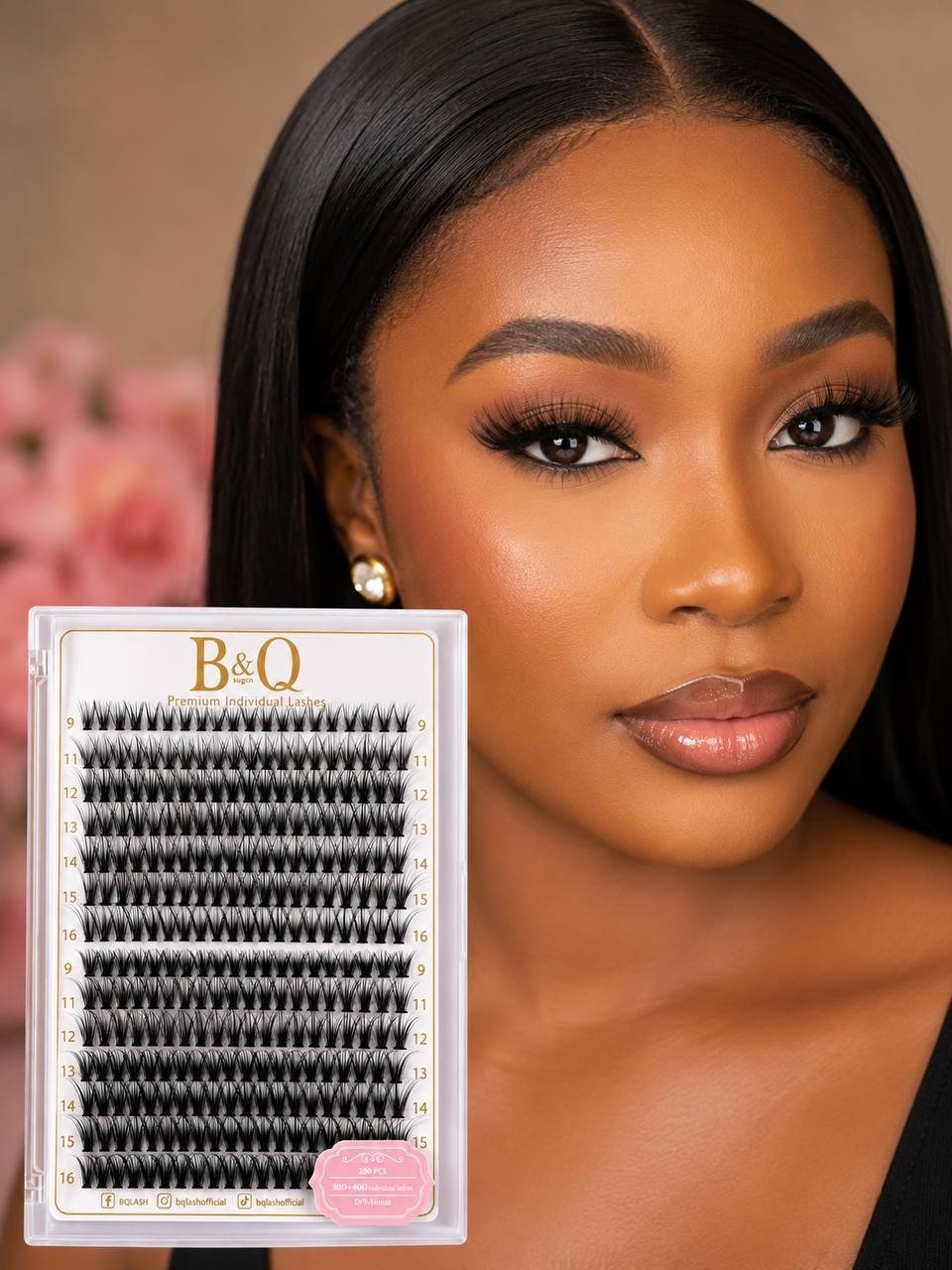 img_6618 B&Q LASH BEAUTY CLUSTER LASHES SET(30D/40D•••9-16mm)
You can use this pack about 10 times - Image 1